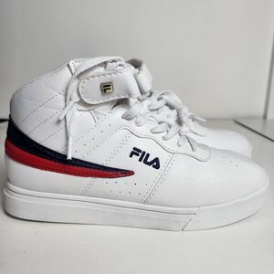 Fila White and Red Sneakers